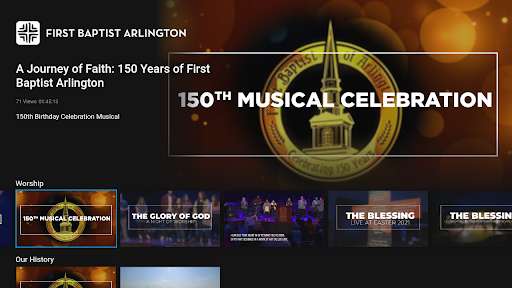 First Baptist Church Arlington Screen 2