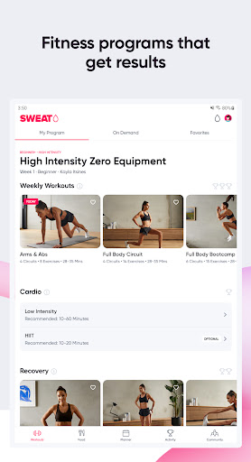 Sweat: Fitness App For Women - Health & Fitness - apps