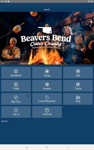 Screenshot of Visit BeaversBend CabinCountry