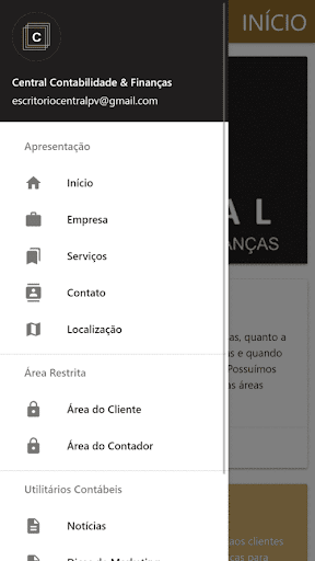Escritório Central Contábil Screen 2