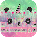 Cuteness Panda Keyboard Theme -  Cute Emojis,Gifs