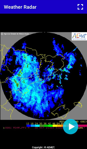 Weather Radar in Spain