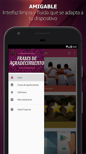 Android application Frases de Agradecimiento screenshort