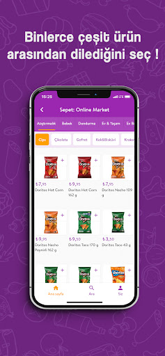 Sepet: Online Market Screen 3