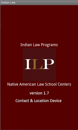 Android application Indian Law Programs for Tablet screenshort
