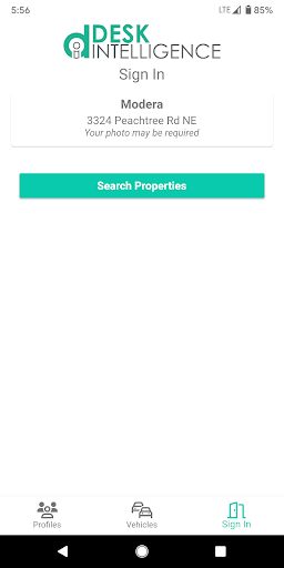Android application DI Visitors screenshort