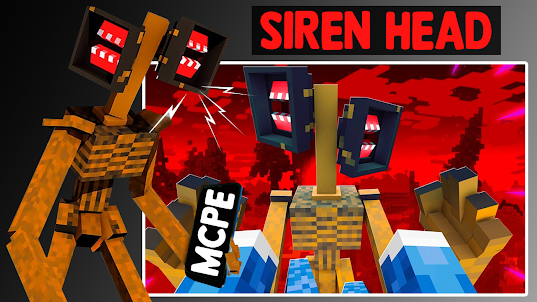 Siren Head mod Minecraft