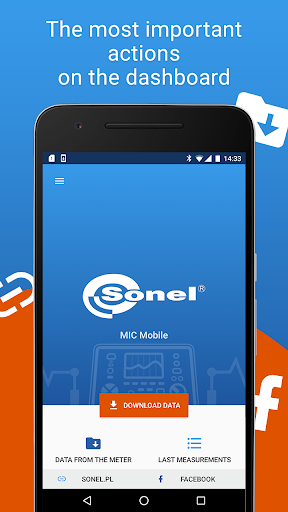 Android application Sonel MIC Mobile screenshort