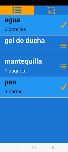 Lista útil Screen 2