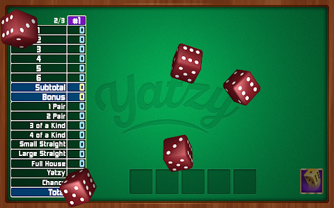 Yatzy Dice Game Unknown