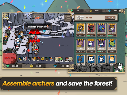 Archer Forest : Idle Defence screenshots apk mod 2