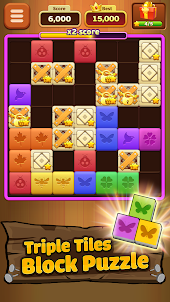 Triple Butterfly: Block Puzzle