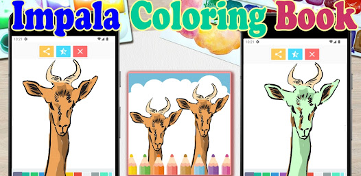 Impala Coloring Book 1.1 APK + Mod (Unlimited money) untuk android