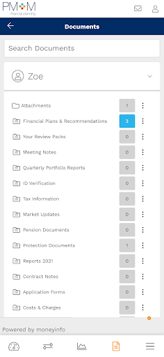 Android application PM+M Financial Planning screenshort