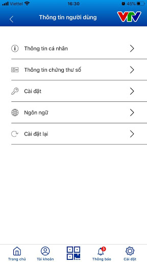 VTV Ký số Screen 2