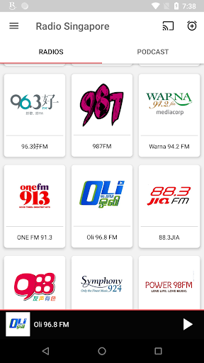 Radio Singapore - Fm radio Screen 2