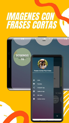 Android application Frases Cortas Para Fotos screenshort