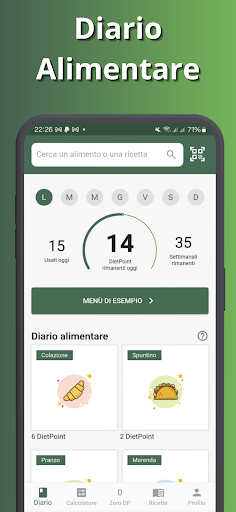 MyDietPoint Dieta a Punti Screenshot 2 - AppWisp.com