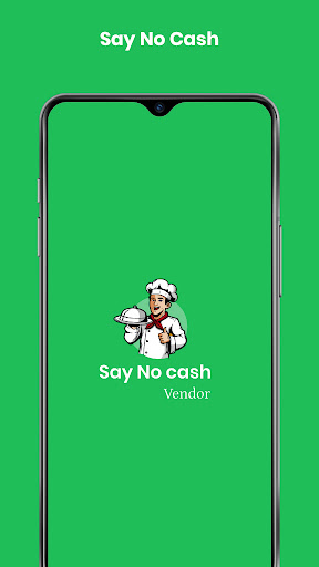 Android application SayNoCash Restaurant Partner screenshort