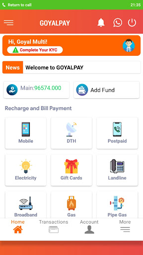 GOYALPAY Screen 3
