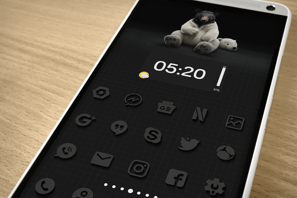#9. Type-4 Icon Pack (Android) Door: PhunktasticDesigns