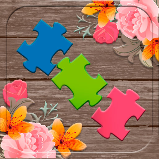 flowers puzzele game logo