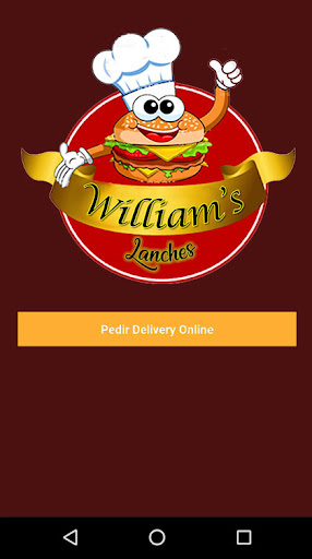 Android application William's Lanches screenshort