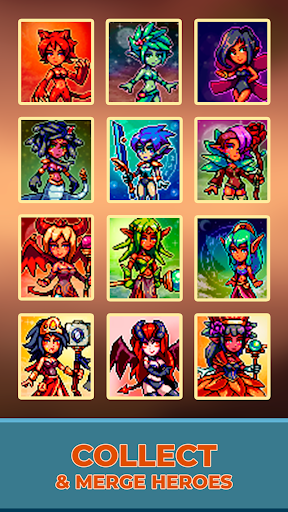 Screenshot of Idle Pixel Heroes: Idle Merger