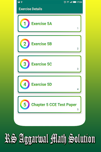 RS Aggarwal Class 8 Math Solut