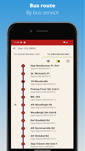 SG Bus Arrival Time Screen 2
