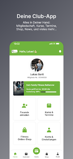 Android application Family Fitness Rathenow screenshort