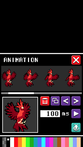 Simple Pixel Art Drawing 8-bit Screen 2