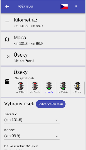 European river guidebook Screen 3