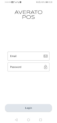 Android application Averato Pos screenshort