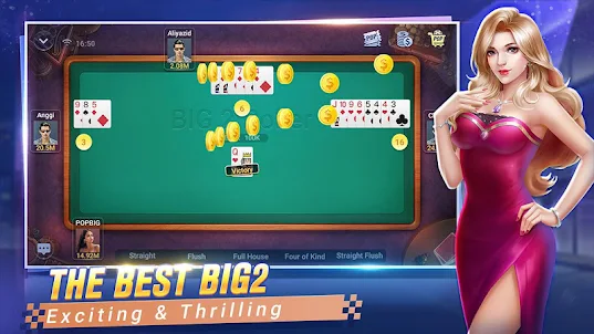POP Big2 — Capsa Banting poker