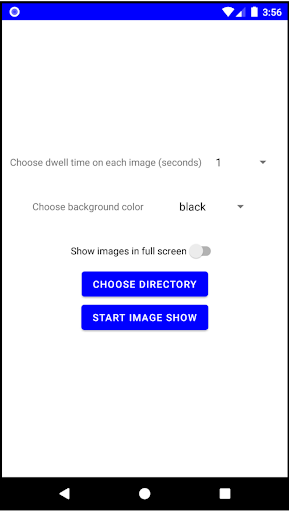 Android application Simple Image Show screenshort