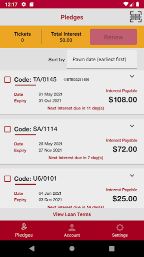 WellChip eServices Screen 3