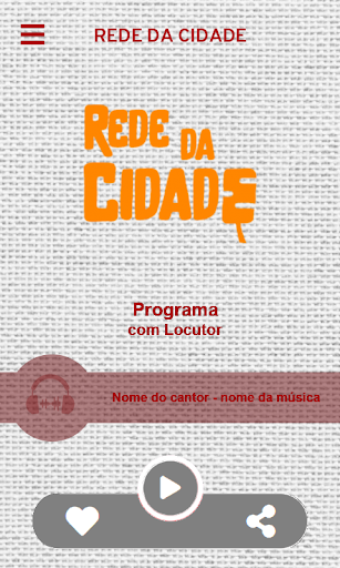 Android application Rede da Cidade screenshort