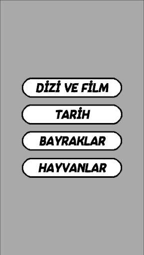 Android application Biliyormusun? screenshort