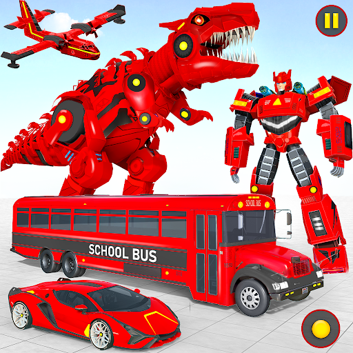 School Bus Robot Car Game screenshots 1