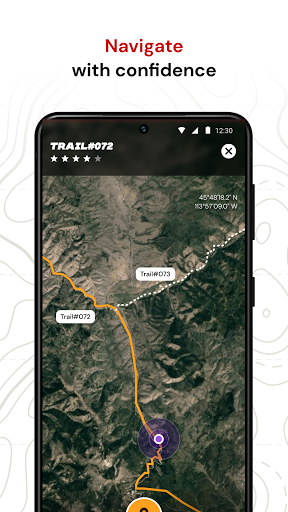Android application Trailz Off-Road ATV Map & Nav screenshort