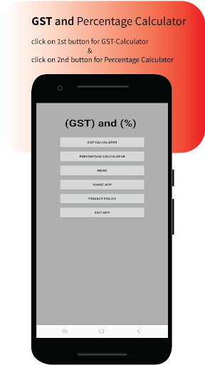 Gst And Percentage Calculator Screenshot 1 - AppWisp.com