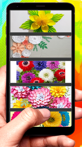 DIY Paper Flowers Idea Screen 2