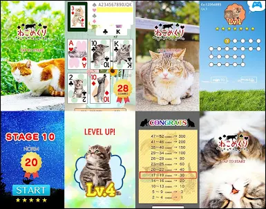 Cats Playing Card Games