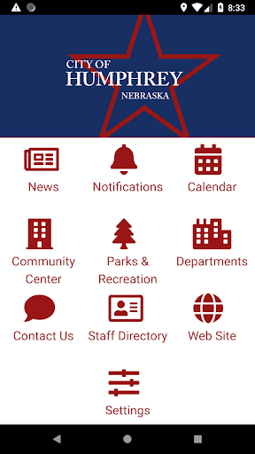 Android application City of Humphrey screenshort