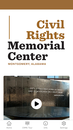 Android application Civil Rights Memorial Center screenshort