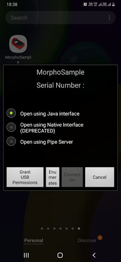 MSO Sample Demo App Screen 3