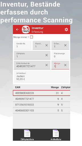 COSYS BaseApp Screen 3
