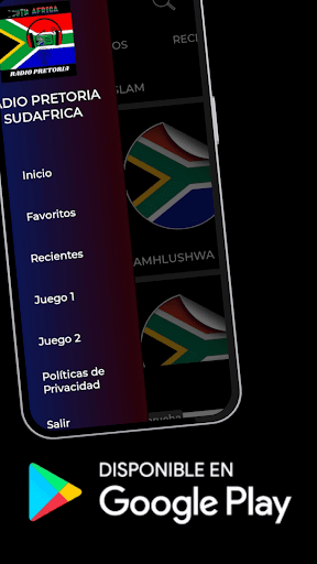 Radio Pretoria Sudafrica Screen 2