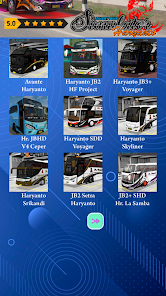 Screenshot 5 Livery Bus Simulator Haryanto android